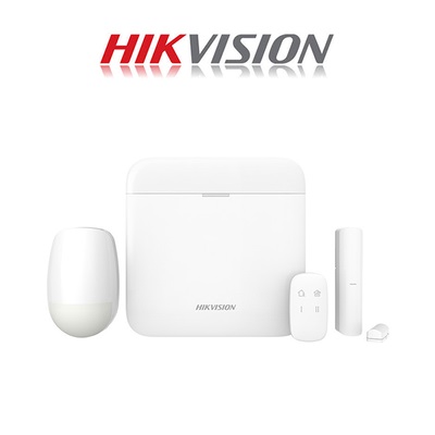 Hikvision AX PRO DS-PWA64-Kit-WE Home Security Kit, up to 64 Wireless Zones-Outputs, up to 30 users