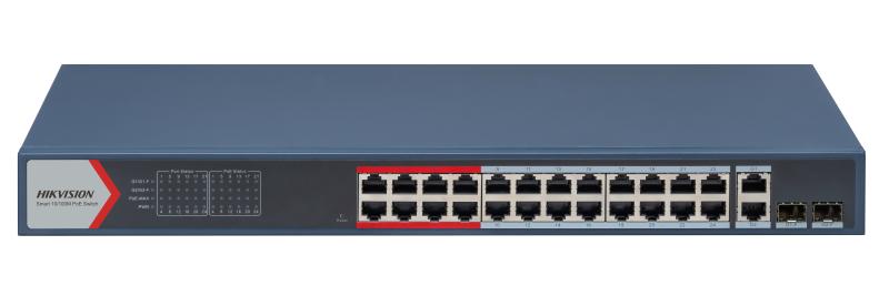 DS-3E1326P-EI_C Smart PoE Switch 24 Port
